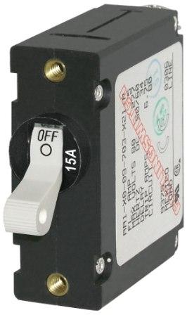 thumbnail image 2 of Blue Sea Systems A-Series Double Pole Rocker Circuit Breakers - Marine & RV Electrical Protection 2 of 2