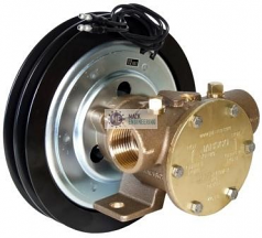 50080-2101 JABSCO ELECTRIC CLUTCH PUMP 1" 24v TWIN GROOVE 'A' SECTION PULLEY