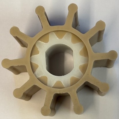 23470-0065B JABSCO FOOD QUALITY, HIGH TEMP, SANTOPRENE IMPELLER