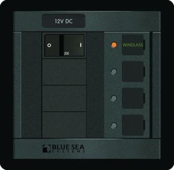 1492 BLUE SEA MAIN FLAT ROCKER 200A DOUBLE POLE