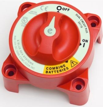 5511 BLUE SEA DUAL CIRCUIT BATTERY SWITCH