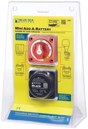 7649 BLUE SEA MINI-ADD-A- BATTERY KIT 65A