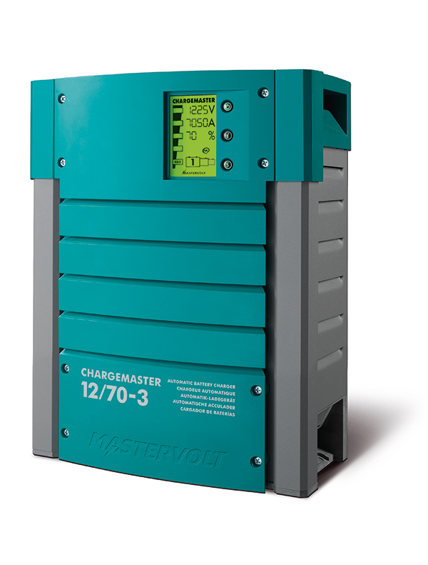 MASTERVOLT CHARGEMASTER 12/70-3 BATTERY CHARGER MASTERVOLT CHARGEMASTER 12/70-3 BATTERY CHARGER