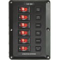 4352 BLUE SEA BELOW DECK PANEL 12V DC 6 POSITION
