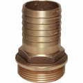 BRONZE 1.1/2" BSP STRAIGHT HOSE CONNECTOR