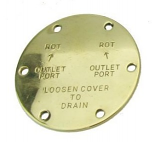 3992 JABSCO BRASS END COVER