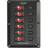 4352 BLUE SEA BELOW DECK PANEL 12V DC 6 POSITION