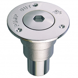 GUIDI PUMP OUT FITTING CHROME 1.1/2"