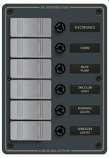 8053 BLUE SEA VERTICAL WATERPROOF PANEL 12V 6 SWITCHES